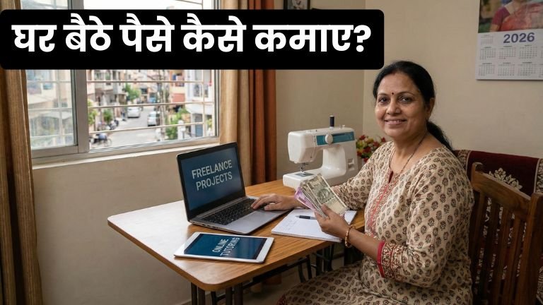 2026 में Ghar Baithe Paise Kaise Kamaye । ऑनलाइन और ऑफलाइन 15 तरीके